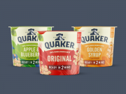 ظرفهای فرنی Quaker Oats از بسته بندی های کاغذی جدید برای بازیافت آسان استفاده می کنند